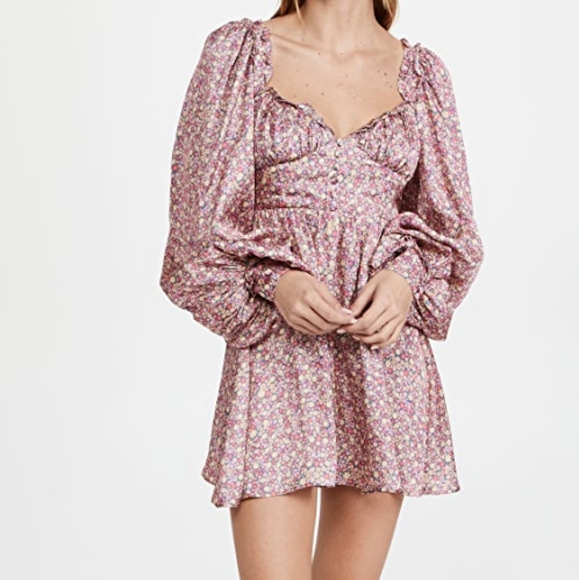 For Love And Lemons Dresses & Skirts - NWT For Love & Lemons Laurie Mini Dress Cottagecore Fairytale Size XL